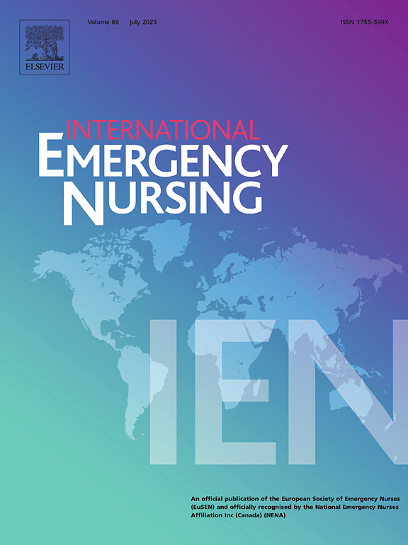 Go to journal home page - International Emergency Nursing